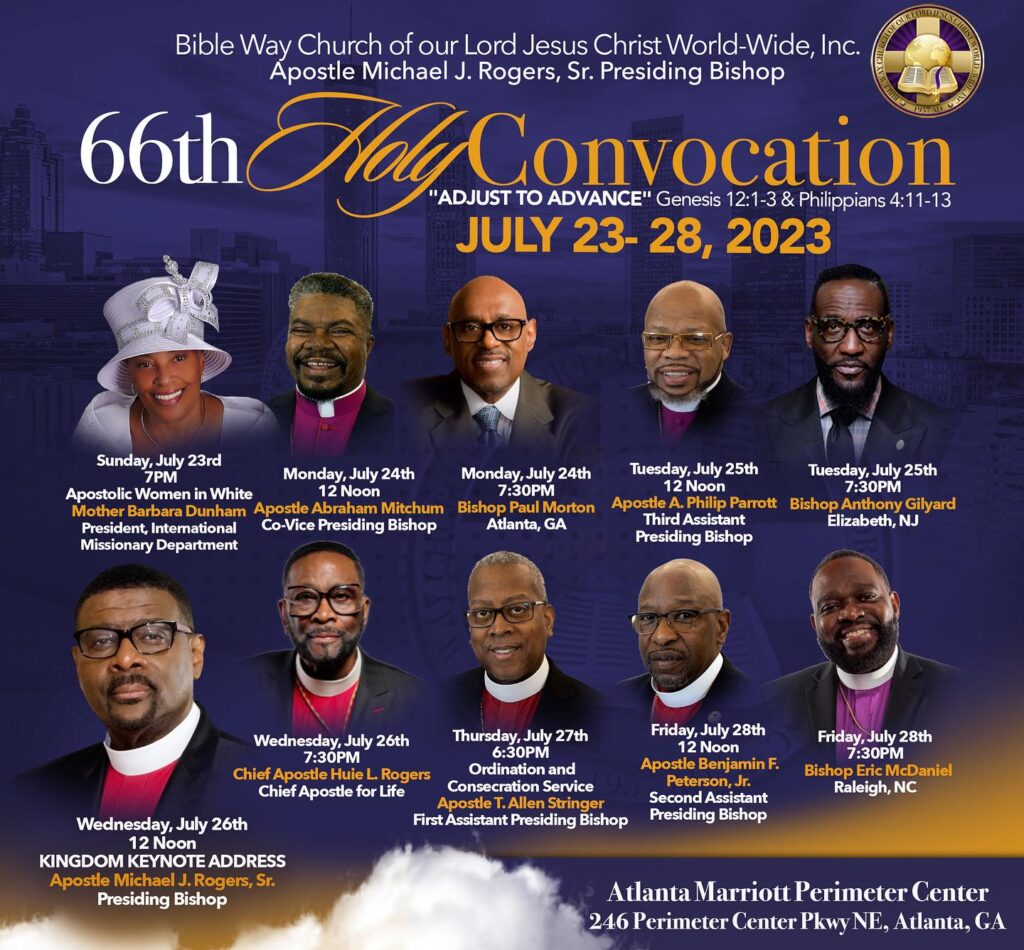 Holy Convocation – Bible Way Church of our Lord Jesus Christ World Wide ...